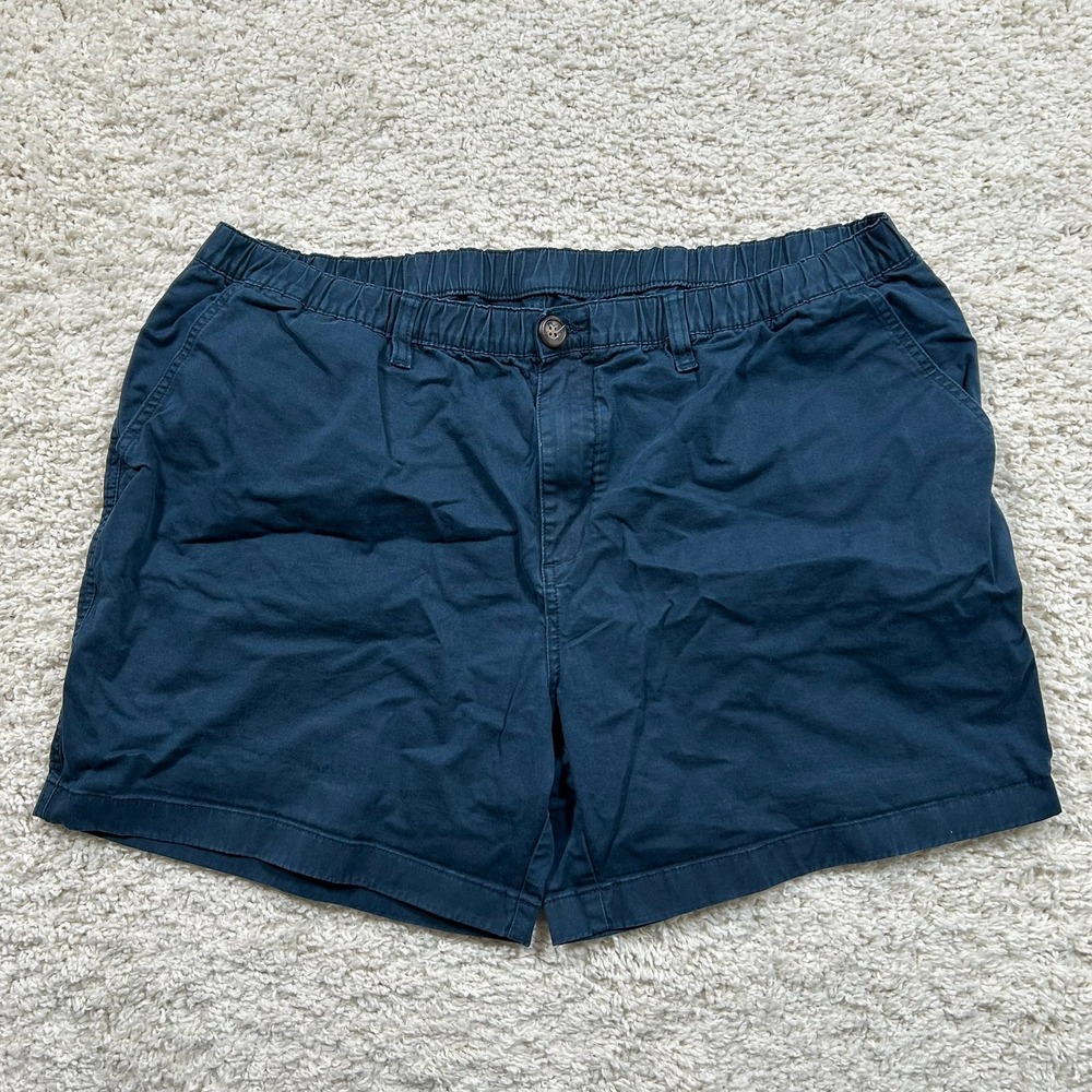 Chubbies Everyday Shorts XXL Navy Blue 5.5 Inch Inseam Elastic Waist Chino